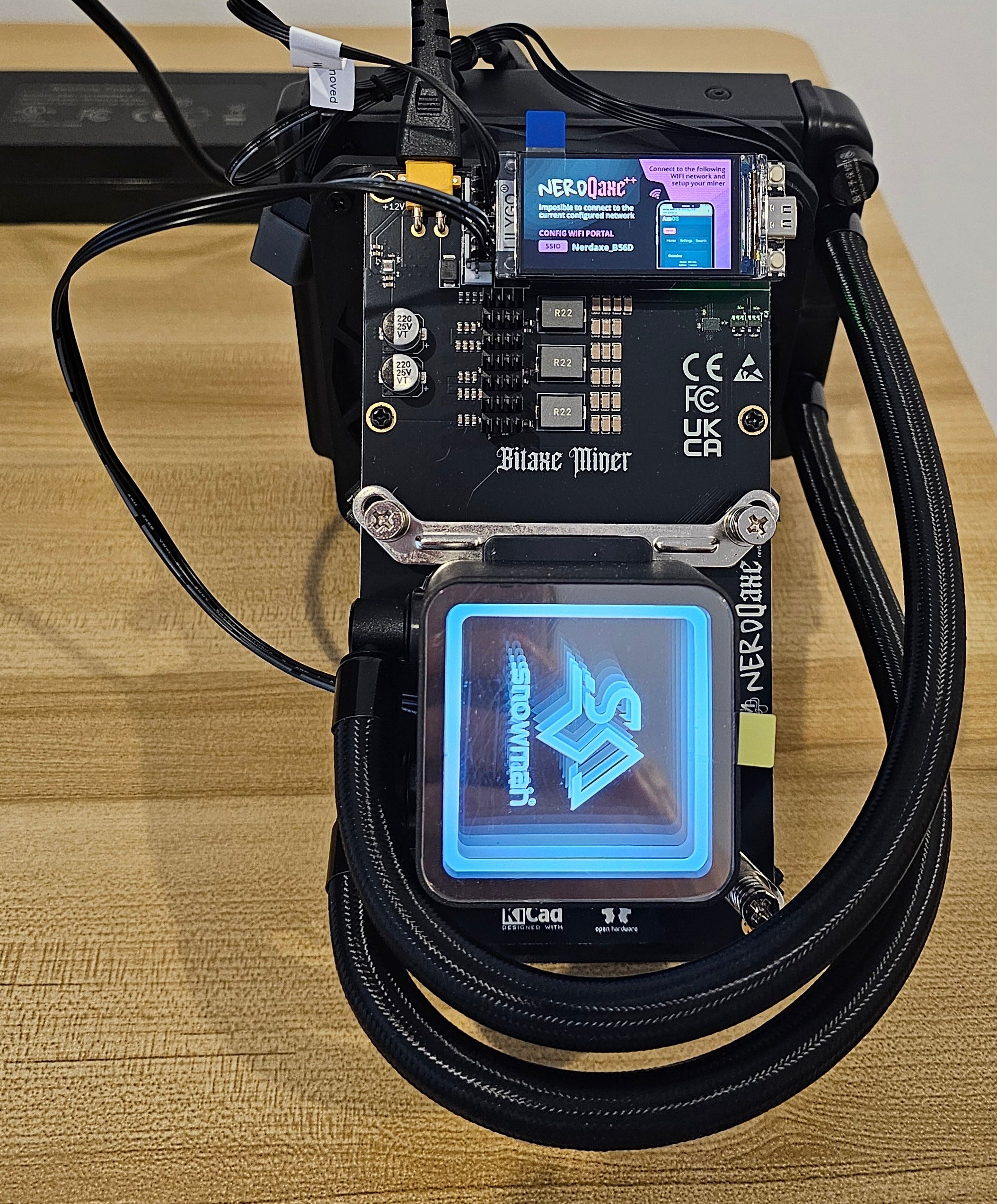 Bitaxe NerdQaxe++ Rev 6.1 6TH/s Hydra