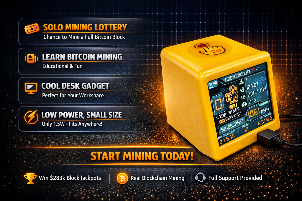 Bitcoin Lottery Solo Miner - Mini TV case