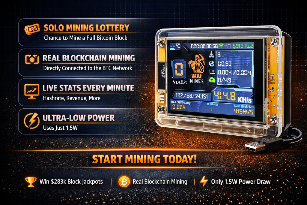 Bitcoin Lottery Solo Miner - NerdMiner